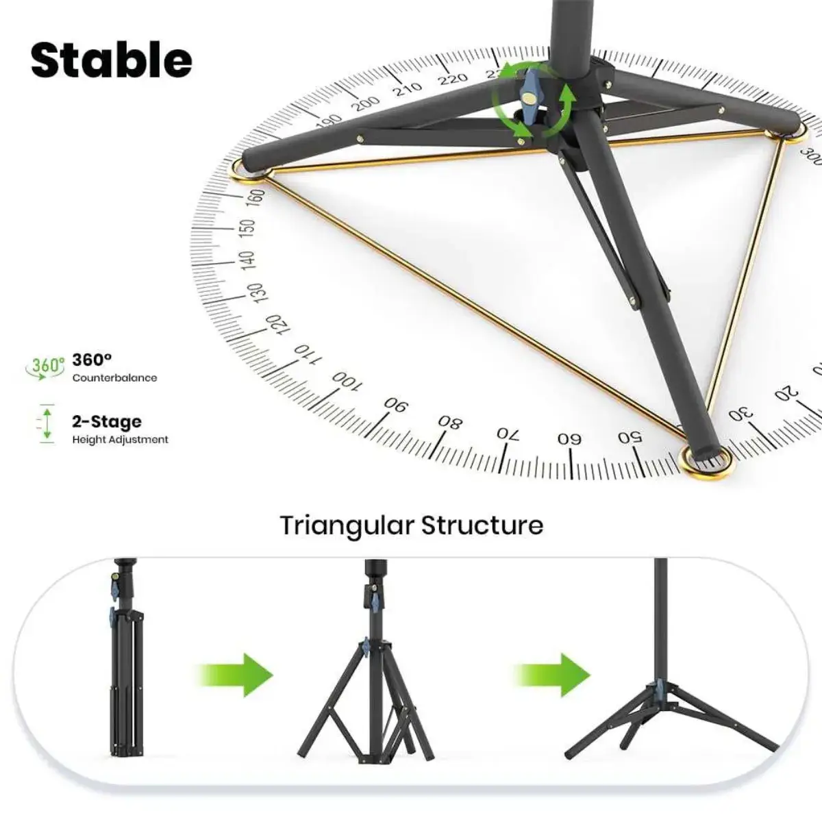 Starlink Mini Tripod Stand - Height Adjustment